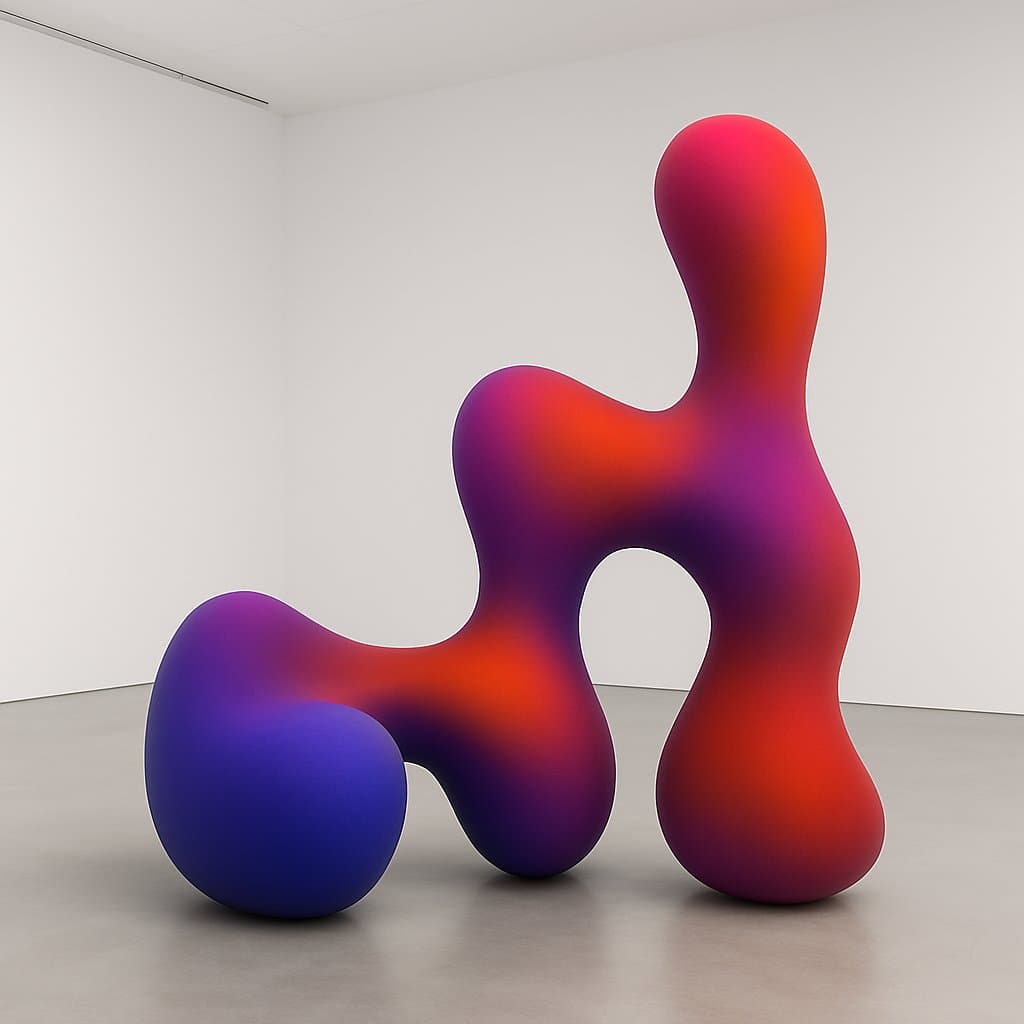 Standing sculptural form