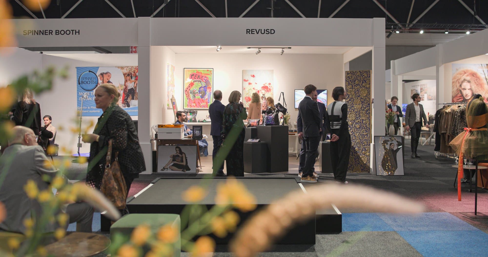 REVUSD booth at Masters Expo, RAI Amsterdam